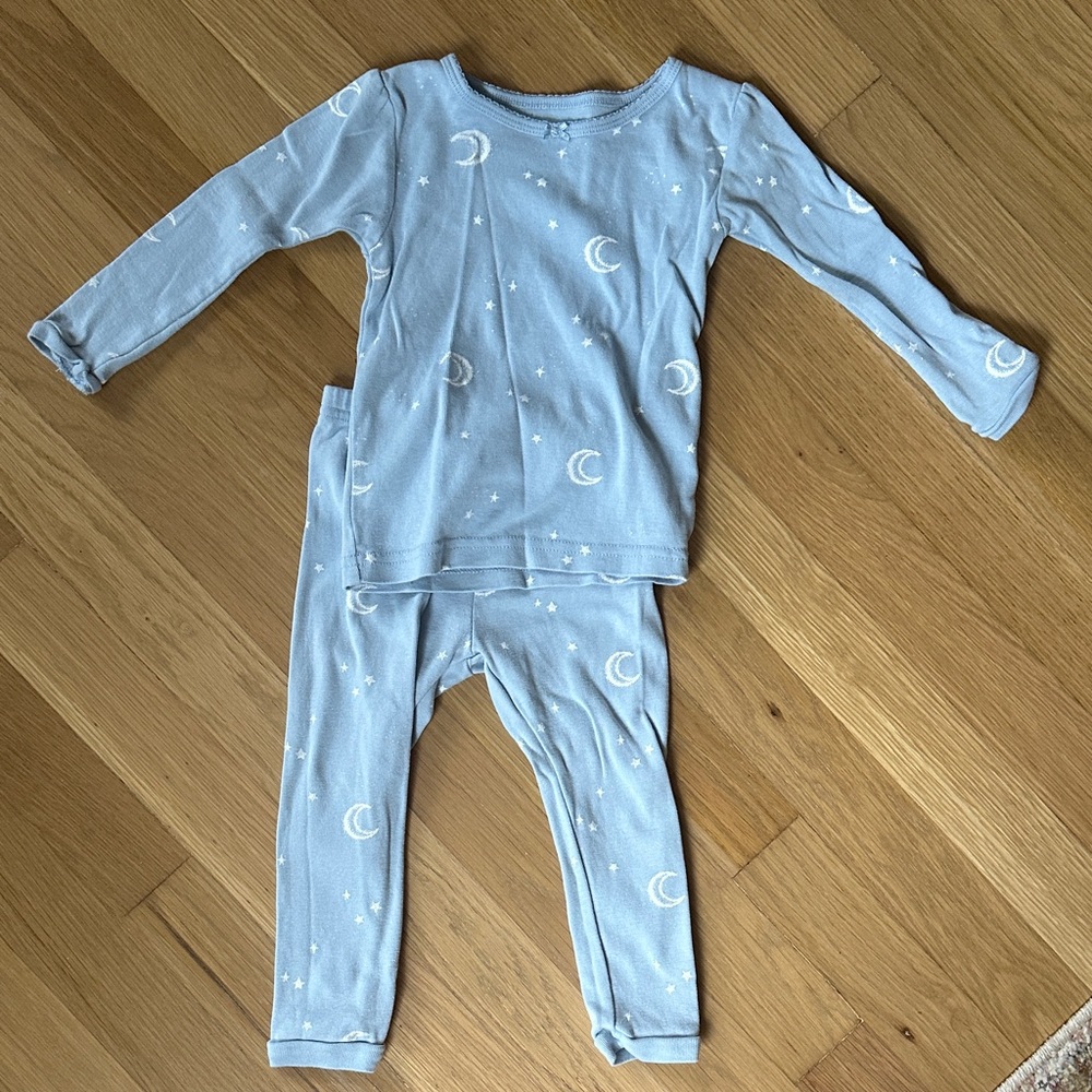 Carter's Moon and Stars Blue Pajama Set